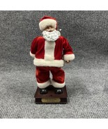 VTG Trim A Home Twisting 12” Santa Singing Clap Hands He Will Dance Incl... - £27.81 GBP