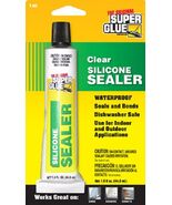 The Original Super Glue Silicone Sealer Clear 1.5oz Water Resistant Adhe... - €3,26 EUR