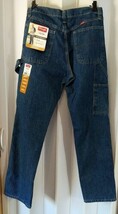 Nwt Mens Wrangler Carpenter Multi Pockets Blue Denim J EAN Sz 32 X 32 U1 - £23.30 GBP