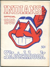 Cleveland Indians Team Yearbook 1959-MLB-photos-stats-Billy Martin-Minos... - £235.64 GBP