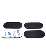 2 1/2&quot; x 1&quot; Oval Rubber Stick on Feet 1/8&quot; Thick 3M Adhesive Backing Bum... - £9.20 GBP+