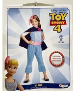 Disney Pixar Bo Peep Toy Story 4 Classic Girls&#39; Costume, Blue, 6-Pieces - £20.51 GBP
