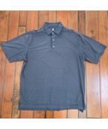 FootJoy Shirt Mens XL Gray Houndstooth Polo Heather Lisle Performance Go... - $22.72