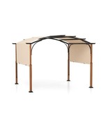 10 x 12 FT Outdoor Retractable Pergola with Retractable Canopy for Patio... - $9,653.35 MXN