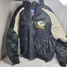 Official Pro Player Garment Green Bay Packers NFL Vintage Full Zip Jacket XL - £41.68 GBP