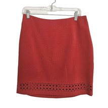 Banana Republic Factory Lazer Cut Mini Skirt Womens Size 6 Orange - £11.09 GBP