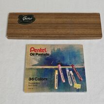 Vintage Guitar Oil Pastels 54 Half Sticks 780P / Pentel 36 Full Size Pre... - $62.23 CAD