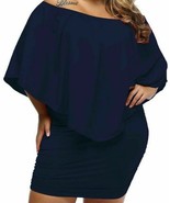 Plus Size Blue Sexy Cocktail Dress Multi style 3 in 1 Size:(US 18-20) XXL - £29.49 GBP