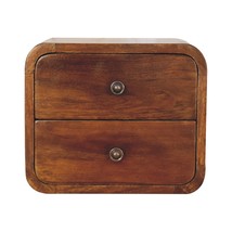 Artisan Furniture Solid Wood Floating Mini Chestnut nightstand - $142.00