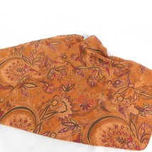 Sag Harbor Suit Scarf Brown w/Splashes of Color Flowers Floral Oblong Rectangle - £7.69 GBP