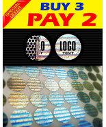 243 CUSTOM PRINT hologram warranty security sticker label VOID seals Ø 0... - $19.90