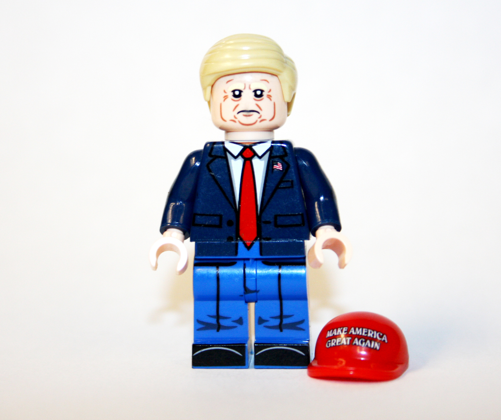 Building President Donald Trump Maga Minifigure Custom - $7.57