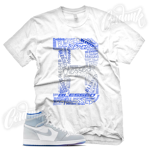 &quot;B BLESSED&quot; Sneaker T Shirt for J1 1 High Zoom Racer Blue  - £21.70 GBP
