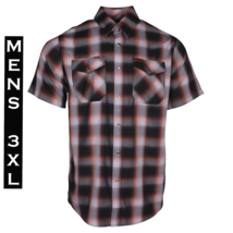 DIXXON FLANNEL - PATINA Bamboo Shirt - Short Sleeve - Men&#39;s 3XL - £54.48 GBP