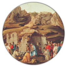 The Adoration of the Kings Filippino Lippi : Gift Coaster Famous Oil Painting Ar - £3.95 GBP