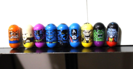 Marvel Mighty Beanz Mixed Lot of 9-- 2010 Avengers Fantastic Four Ect - £7.75 GBP