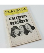 Vintage 1981 CRIMES OF THE HEART John Golden Theatre Playbill - $12.24 CAD
