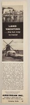 1964 Print Ad Airstream Travel Trailers Land Yachting Ohio &amp; California - $8.98