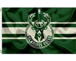 Milwaukee Bucks Flag 3x5ft Banner Polyester Basketball bucks018 - $15.99