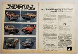 1972 Print Ad American Motors Cars Javelin,Gremlin,Hornet,Ambassador,Matador - £12.05 GBP