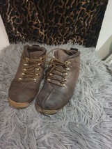 TIMBERLAND Brown BOOTS - Size 4 Boys - £15.07 GBP