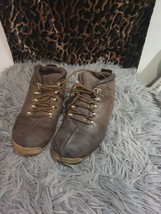 TIMBERLAND Brown BOOTS - Size 4 Boys - £15.10 GBP