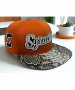 Syracuse Embroidered Snakeskin Hat - $240.10 CAD