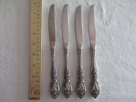 Lot of 4x Oneida OCQ USA Stainless WORDSWORTH: Hollow Dinner Knives Knif... - $266.20 MXN