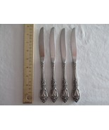 Lot of 4x Oneida OCQ USA Stainless WORDSWORTH: Hollow Dinner Knives Knif... - $264.99 MXN