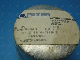 Williams Mettle CR03063020160S #20 Wire Mesh 3-1/16&quot; Disc Stainless Stee... - $99.99