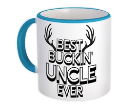 Best Buckin UNCLE Ever : Gift Mug Hunt Hunter Birthday Deer - £12.56 GBP