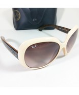 Ray Ban RB 4098 Jackie Ohh II 721/13 Beige/Brown Gradient Sunglasses w/Case - $75.00