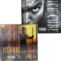 Ice Cube 2 CD Bundle War Peace Vol 1 Lenticular Cover + Greatest Hits 1998-2001 - £15.42 GBP