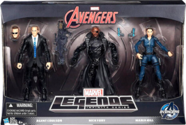 Marvel Legends Exclusive Agents of Shield 3-pk Coulson Nick Fury Maria H... - $97.96