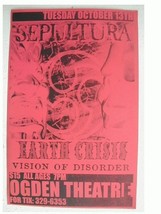 2 Sepultura Poster Concert Denver - $26.99