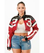 Women&#39;s Cropped Moto Jacket - €50,45 EUR