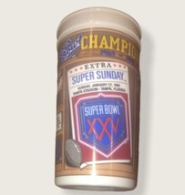 Super Bowl XXV 1991 Champions Collectible Diet Coca-Cola Cup  - £7.49 GBP