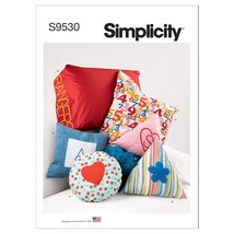 Simplicity Pillow Case Sewing Pattern Kit, Code S9530, One Size, Multicolor - £12.58 GBP
