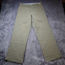 Dickies 874 Original Fit Pants Mens 36 Khaki Pony Chino Casual Outdoor M... - £16.13 GBP