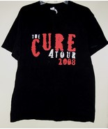 The Cure Concert Tour T Shirt Vintage 2008 4 Tour Robert Smith Size Large - $89.52 CAD