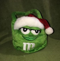 Green M&amp;M&#39;s plushy Christmas basket - $11.64