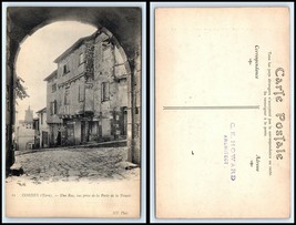 FRANCE Postcard - Cordes, Une Rue, Vue Prise de la Porte de la Trinite J24 - £3.10 GBP