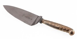 Ambassador Besteck Mfg Co.Sheffield Torte Servierer Mit Sterlingsilber G... - $52.45