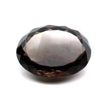 152.9Ct Natural Smoky Quartz Crystal Oval Gemstone - £53.12 GBP