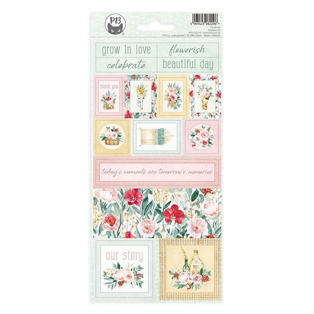 Primary image for Flowerish Cardstock Stickers- 02 P13FLO12