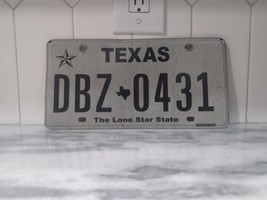 Vintage Texas License Plate DBZ 0431 Expired  - £8.67 GBP