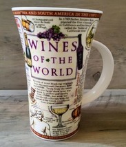 Dunoon Wines of the World Cup Mug Caroline Dadd 6&#39;&#39; Bone China Enthusiasts - £32.95 GBP