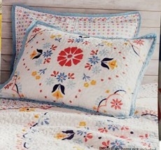 The Pioneer Woman Mazie Medallion Quilted, Crochet Trim, King Sz Pillow Shams - £14.19 GBP