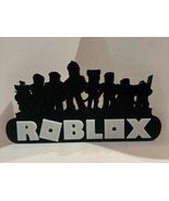Roblox Logo Sign 3D Printed Character Silhouette Desk Shelf Decor Video ... - $16.65