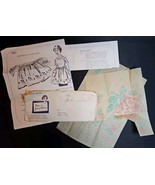 Vintage Hoards Dairyman Mail Order Apron Pattern 263 w/ Cross Stitch Tra... - $67.10 CAD